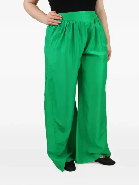 Pantaloni palazzo Forte_forte verde