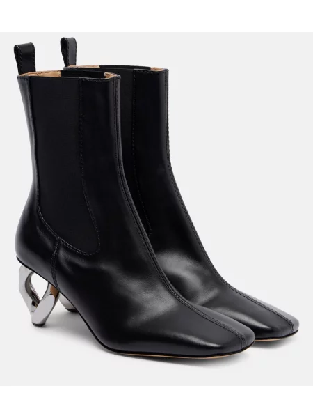 Cizme scurte Jw Anderson din piele negru