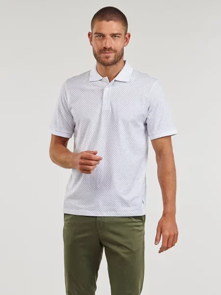 Tricou polo Jack & Jones alb