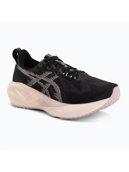Бігові кросівки ASICS Novablast 5 black/pearl pink чорні