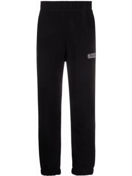 Pantaloni Ganni alergare negru
