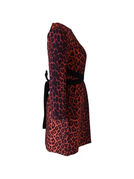 Rochie mini Victoria Beckham cu imagine roșu