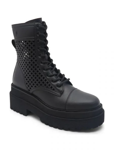 Liu Jo Botine PURPLE 34 cu adaos de piele negru