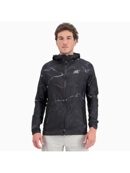 Kurtka przeciwwiatrowa do biegania w terenie TERRARUN WINDBREAKER czarna