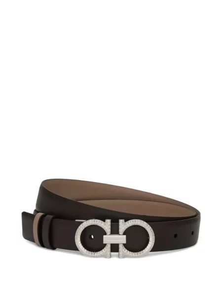 Cu centură reversibil curea Ferragamo maro