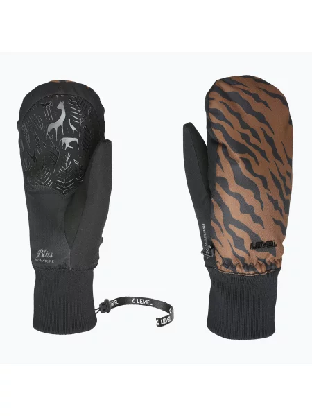 Mănuși de schi pentru femei Level Coral Mitt black/camo negru