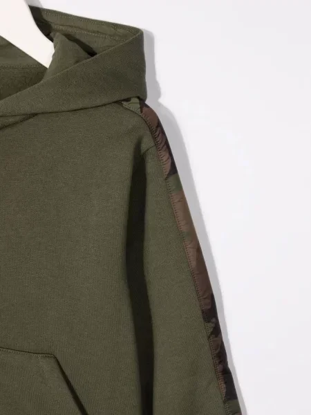 Bluza z kapturem dziecięca Il Gufo zielona