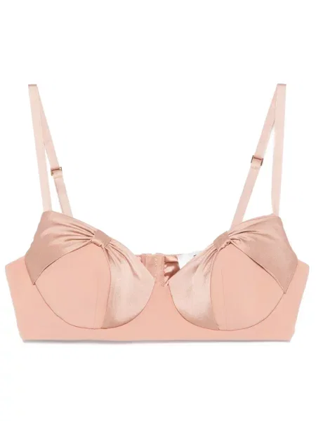 Сатенен топ Elisabetta Franchi с панделка