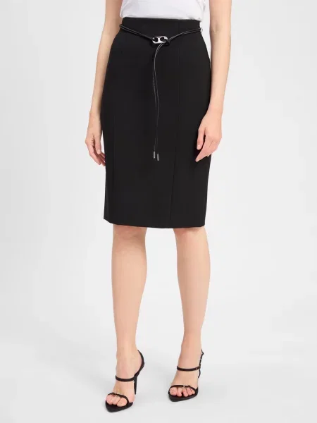 HUGO Spódnica ołówkowa Ropinea Kobiety jednolity 34 czarny
