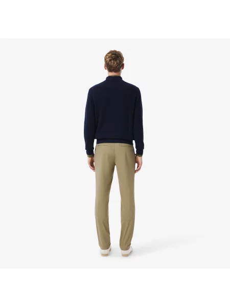 Lacoste Spodnie Chino O Dopasowanym Kroju beżowy