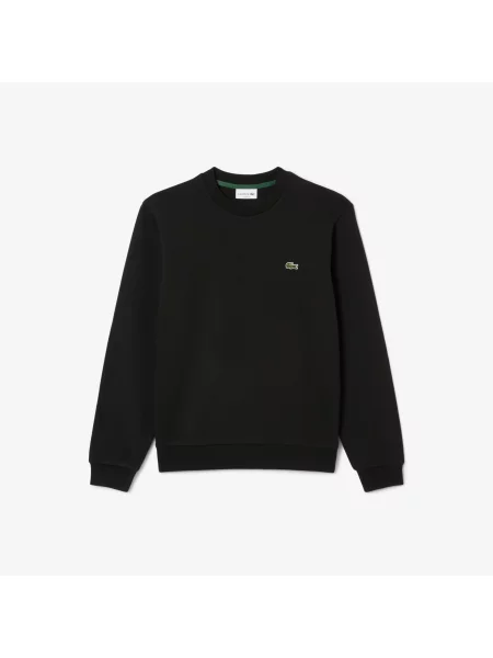Lacoste Bluza Z Polaru Klasyczny Krój czarna