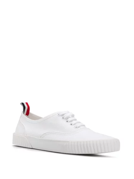 Drobė sportbačiai Thom Browne balta