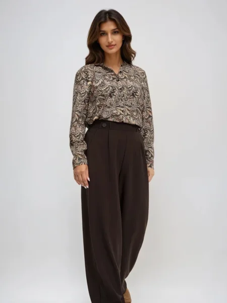 Pantaloni Marisse maro
