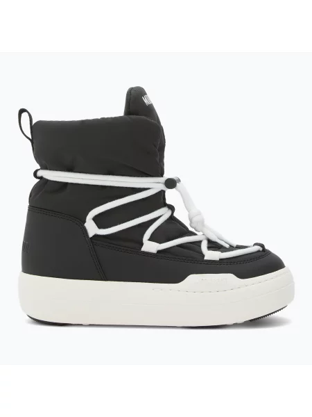 Gyerek hótaposó Moon Boot Park Lace Mid Jr black. Méret: 37 EU fekete