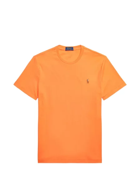 Tricou polo Polo Ralph Lauren cu autograf cu 5 buzunare în carouri gri