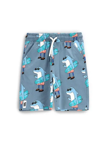Coccodrillo Pantaloni scurți sport albastru