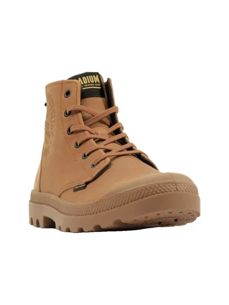 Pantofi Palladium din piele maro
