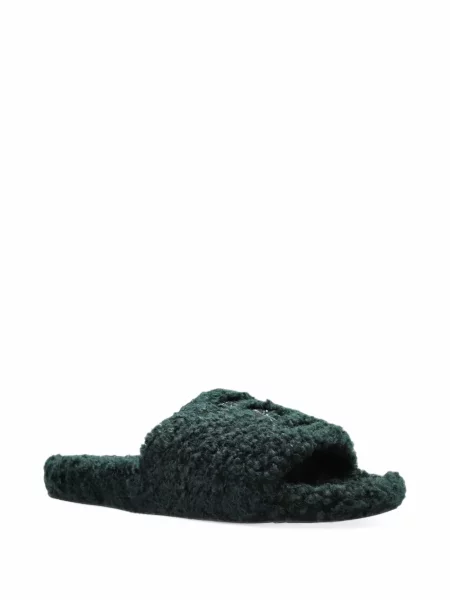 Papuci tip mules Balenciaga verde