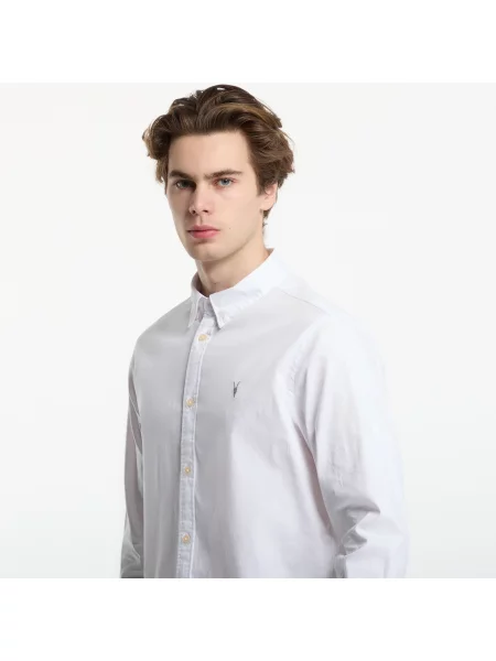 Πουκάμισο AllSaints Hawthorne Ls Shirt White M λευκό