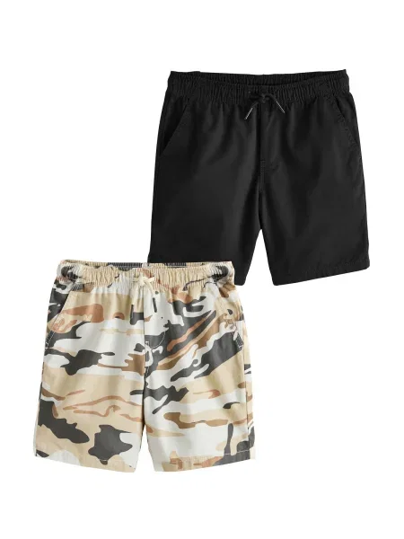 Next Pantaloni bej / maro cămilă / bej deschis negru