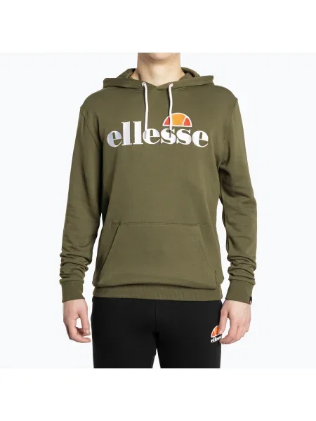 Мъжки суитшърт за тренировки Ellesse Ferrer Oh Hoody каки зелено