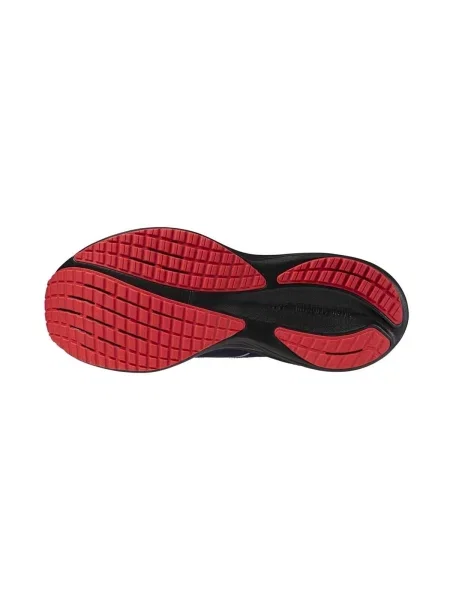 Mizuno Wave Rider 29 futócipő amszterdam fekete/all aboard/high risk piros Wave Rider 29 Amsterdam fekete