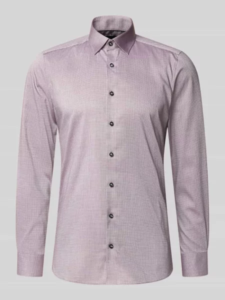 Body Koszula biznesowa o kroju slim fit z mieszanki bawełny Olymp Level 5 czerwona