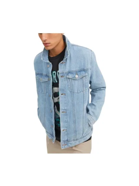 Kurtka jeansowa Jack & Jones niebieska