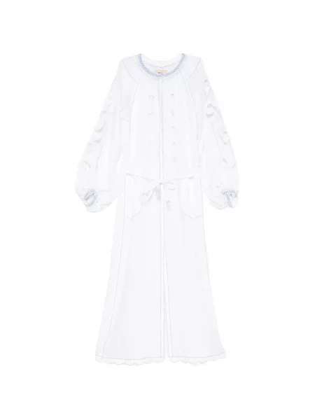 Rochie Vita Kin cu broderie alb