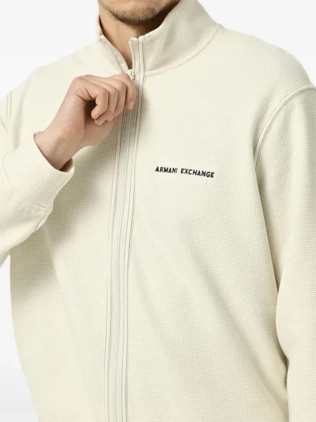 Hanorac cu fermoar Armani Exchange tricotate