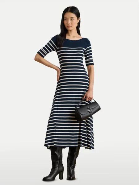LAUREN RALPH LAUREN Vsakodnevna obleka Mornarsko modra