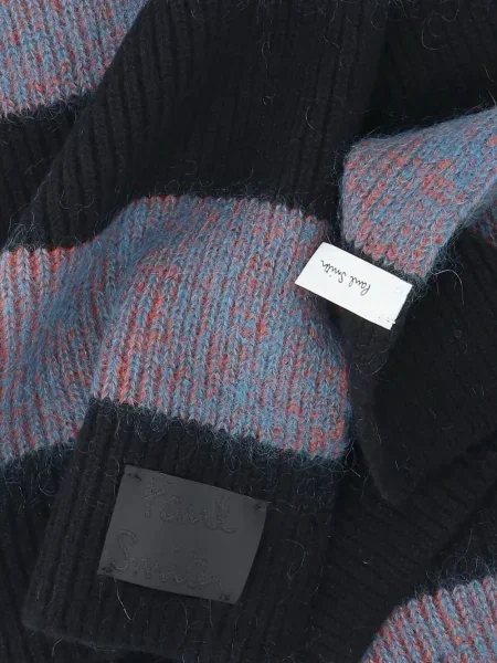 Fular Paul Smith cu dungi negru