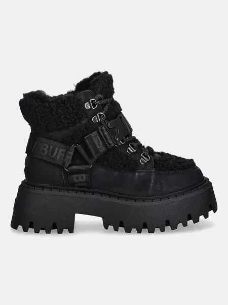Buffalo Snehule Aspen Com Mid Warm čierna