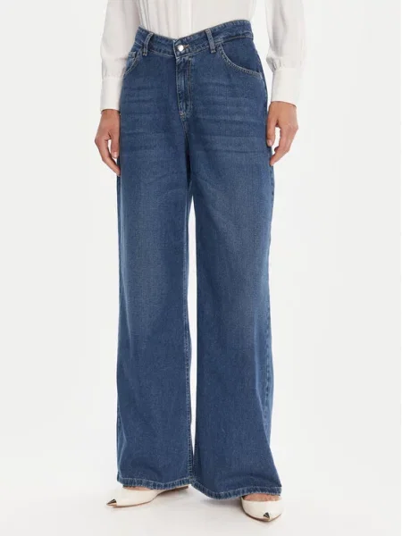 Rinascimento Джинси Голубий Wide Leg