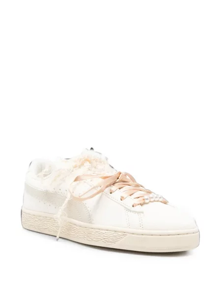 Sneakerși Puma cu șireturi din piele