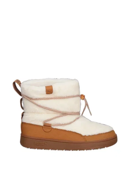 Botine Puma cu blană alb