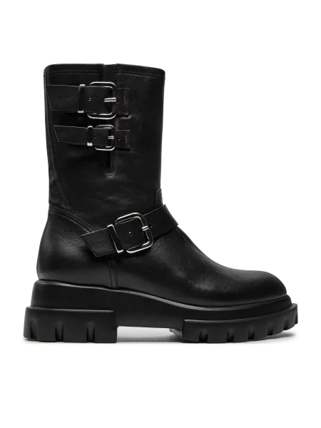 Ботильйони AGL Chunky Biker чорний