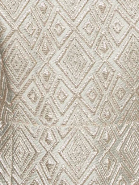 Rochie maxi Max Mara cu imprimeu geometric din jacard