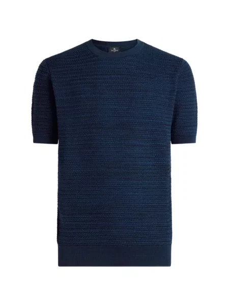 Tricou Etro tricotate țesut albastru