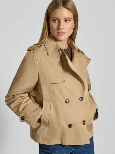 Trencz w krótkim designie z Dodatkiem bawełny Jake*s Casual