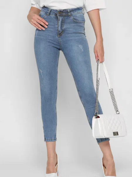 CARICA ­ Скинни джинсы блакитні