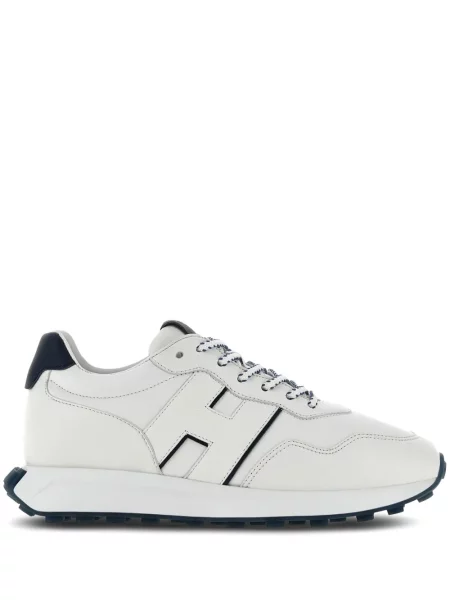 Sneakerși Hogan din piele gri