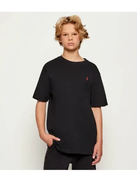 Polo Ralph Lauren Póló Ss Cn Regular Fit fekete