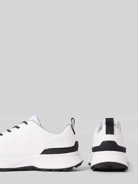 Sneakersy z detal z logo model Zion' Bugatti białe