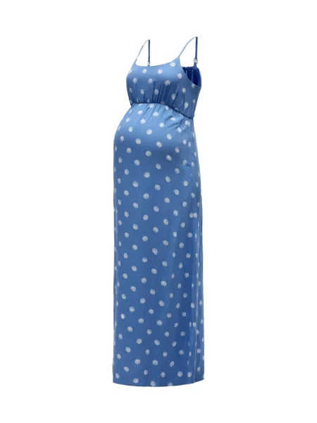 Only Maternity Rochie OLMNOVA albastru regal alb