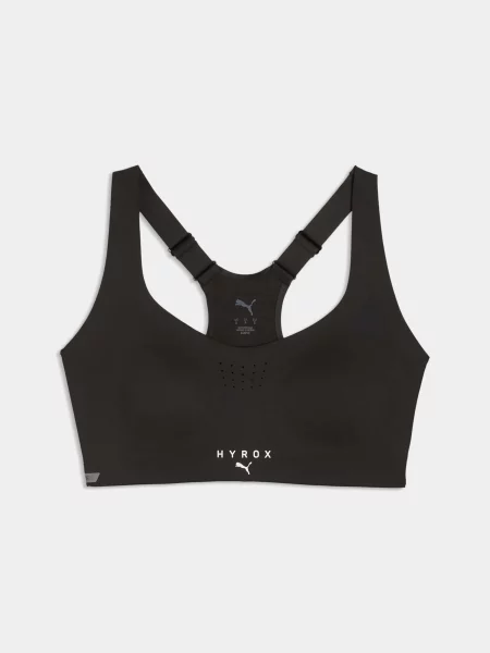 Спортивний топ PUMA W x Hyrox Pwrmode Bra комбінований верх чорний