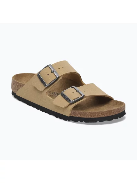 Šľapky Birkenstock Arizona Birkibuc béžová