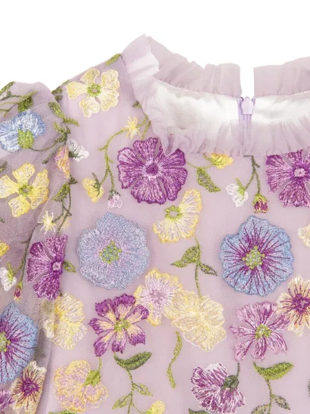 Sukienka dziecięca Marchesa Couture fioletowa