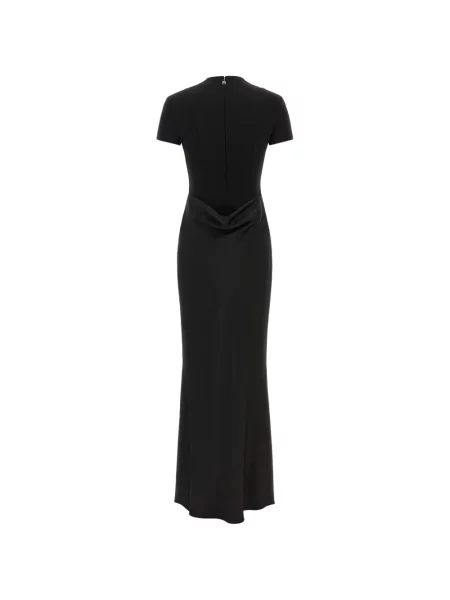 Rochie maxi Rotate Birger Christensen drapată negru