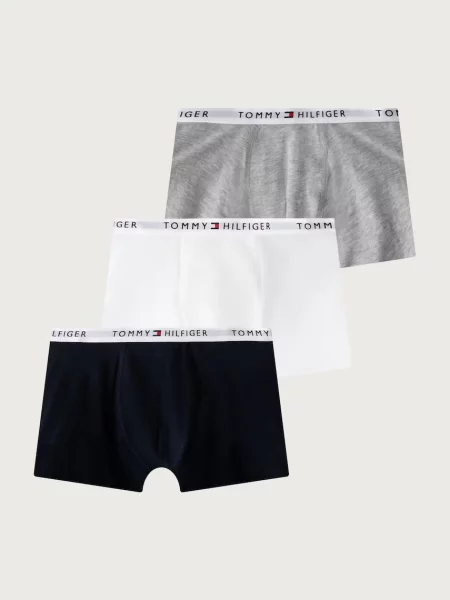 Tommy Hilfiger boxerky detské s elastanom sivá